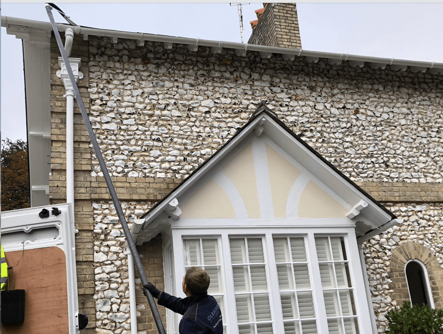 Professional gutter cleaning tools and equipment used by The Roof Moss Cleaners in Wootton